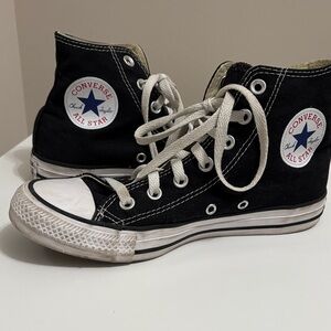 Converse Black and White High-Top Sneakers